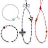 4x8mm Shiny Transparent Bamboo Beads Glass Cylindrical Beads Can Be Used For DIY Jewelry Making Necklace Bracelet