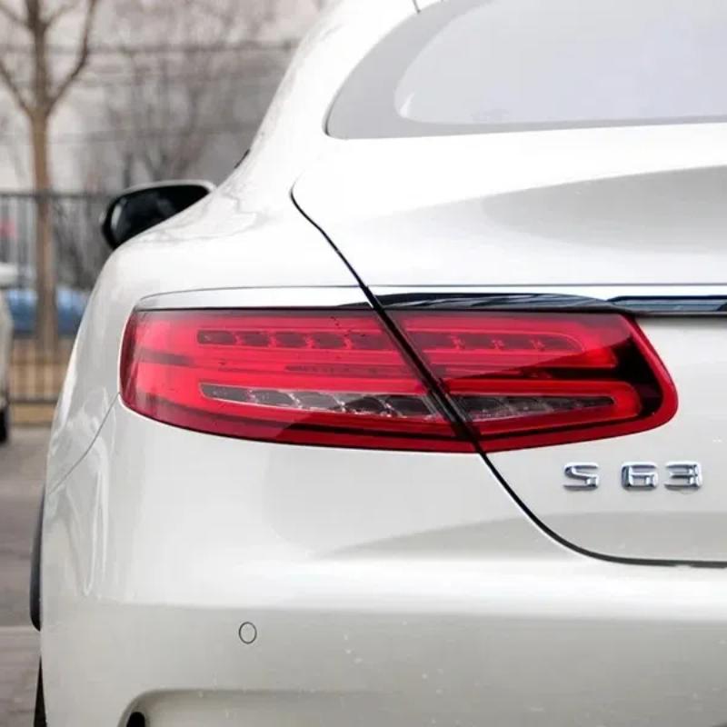 3D ABS Black Chrome Letters For S63 G63 C63 E63 AMG W205 W204 W213 W212 W222 W221 W463 Logo Emblem Sticker Accessories