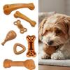 Bone Chicken Leg Shaped Puppy Teething Toy Non-Toxic Dog Molar Toy  For Small Medium Dogs