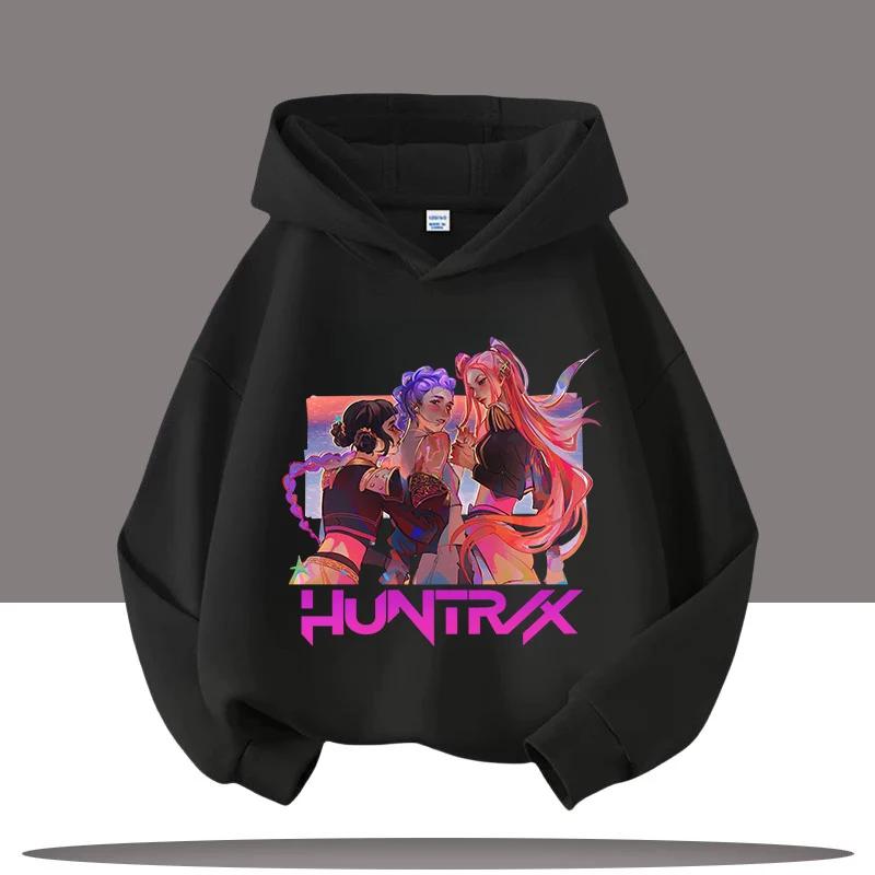 

KPop Demon Hunter Best-selling Girl Hoodie 2025 Children s New Fashion Casual Comfortable Warm Sports Streetwear Gifts 100