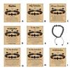 Adjustable Beaded Crosses Bracelet for Boys Religious Ceremony Christening Confirmation Gifts Godson Grandson Nephew