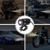 Fog Light High-Strength Super Bright Waterproof Motorcycle Driving Light Auxiliary Spotlight for Scooter