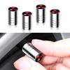 4Pcs Matte Styling Car Wheel Tire Valve Cap Tyre Rim Stem Cover Exterior Accessories For Ralliart X EX ASX L200 Colt