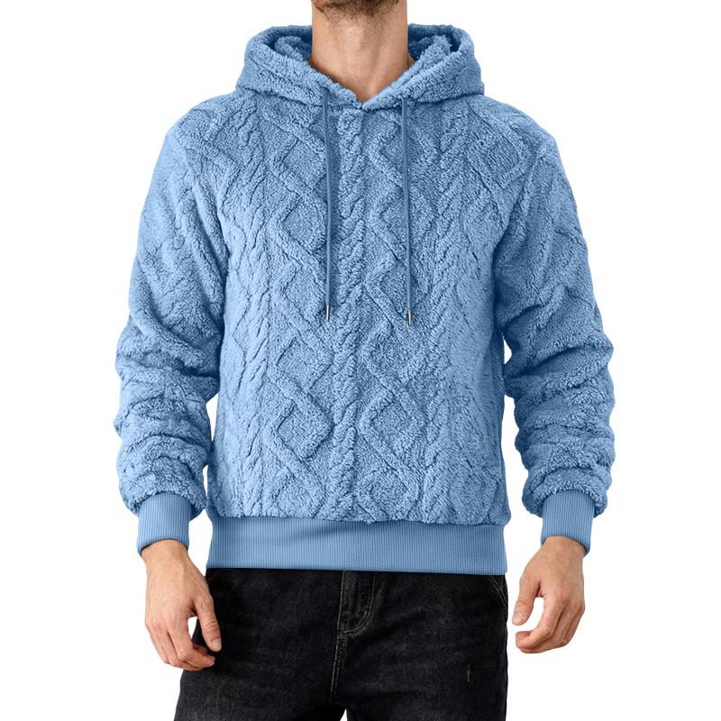 Plus Size Mens Hooded Sweatshirt Fleece Lined Athletic Casual Fall Winter 2025