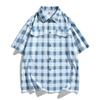 Summer Shirt M-8XL Youth Casual Plus Size Men's Short Sleeved Shirt