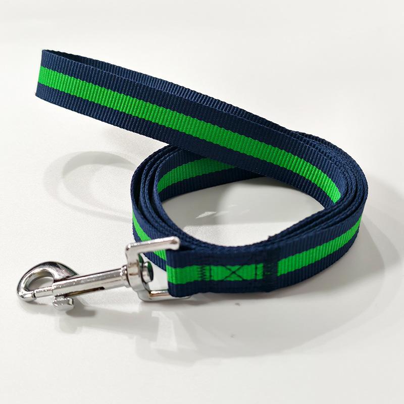 Pet polyester leash network yarn dog leash Golden Retriever Labrador medium and large dog out walking dog leash