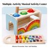 Wooden Music Pounding Bench Multifunction Xylophone Toy Educational Musical Tap