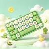 26-Tasten Mini-Tastatur Anhänger Transparente Zweifarbige Tastatur Schlüsselanhänger Kinder Tasche