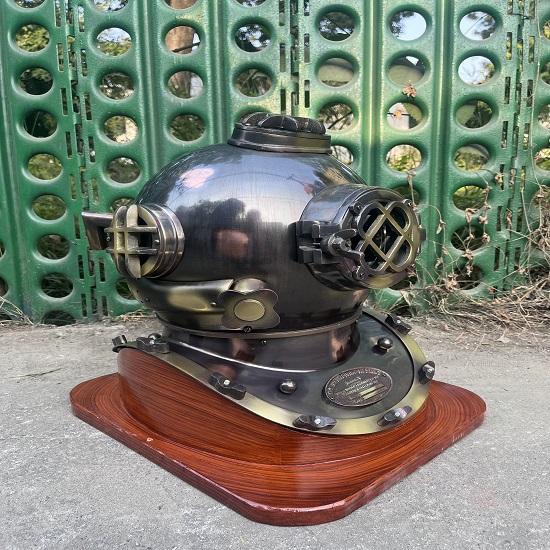 US Navy Scuba Diving Helmet Mark V Deep Sea Diving Helmet Vintage