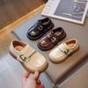 New Unisex Fashion Simple Leather Shoe Breath Casual Girl Shoe Versatile Thick Soled Princess Shoes Trendy Elegant Child Shoes