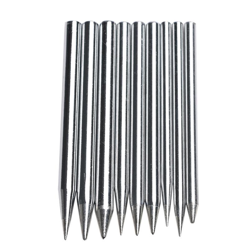 Lead-Free Eco-Friendly Electric Soldering Iron Tips: 30W/40W/60W - Universal Round, Pointed, Knife-Edge, and Horseshoe Styles.