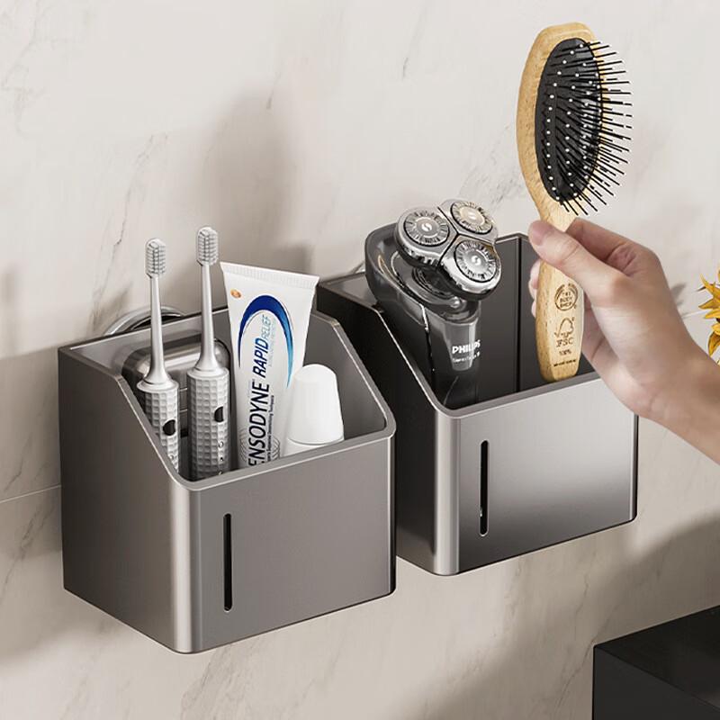 DANLE Suction Cup Wall-Mounted Storage Shelf