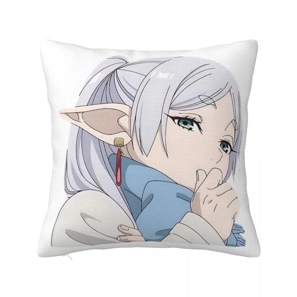 Sousou No Frieren Himmel Eisen Throw Pillow Cover Polyester Cushions for Sofa Novelty Cushion Covers