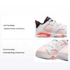 Air 6 Retro Low TD Atmosphere Baby Sneakers White Infrared-23 Black DV3529-102