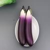 Squeeze Vegetable Toy, Realistic Fake Cucumber Eggplant Stress Ball, Soft PU Slow Rise Fidget for Adults, Farmhouse Kitchen Decor