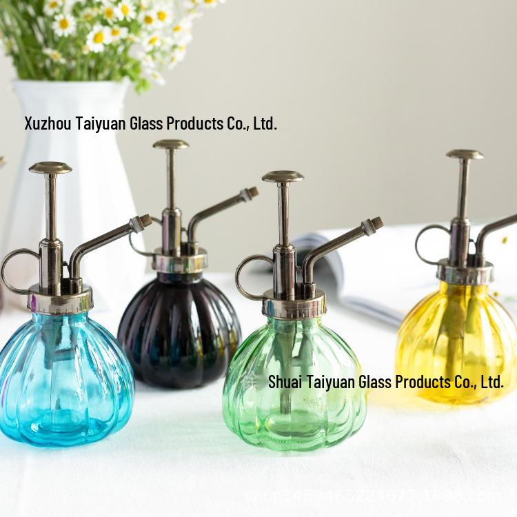 Retro Pumpkin Glass Sprayer for Succulents and Bonsai