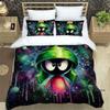 2026 New Cartoon "Marvin The Martian" Themed Duvet Cover and Pillowcase Set, Children's Bedding Set, Bedroom Decor