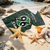 Custom Name Personalized Hannover 96 Football Print Beach Towel, for Trip Camping Beach Party Home Decor, Birthday Gift for Family & Friends