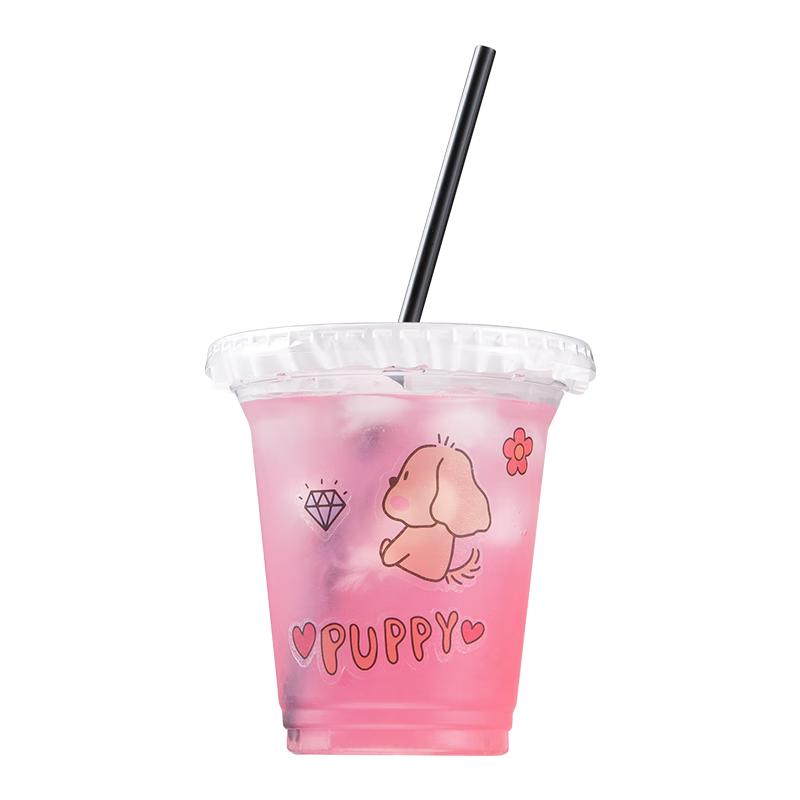 

Disposable Transparent Plastic Cups with Lids