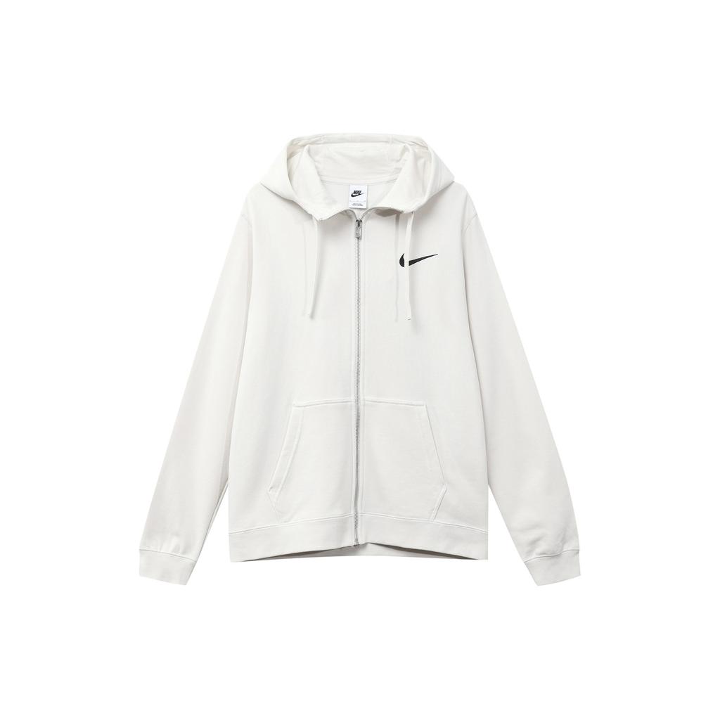 Nike Sweatshirts Men's White Hooded Moderate Cardigan FJ1320-030