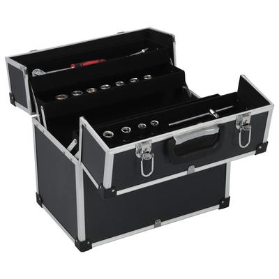 Tool Case 38 X 22.5 X 34 Cm Black Aluminum
