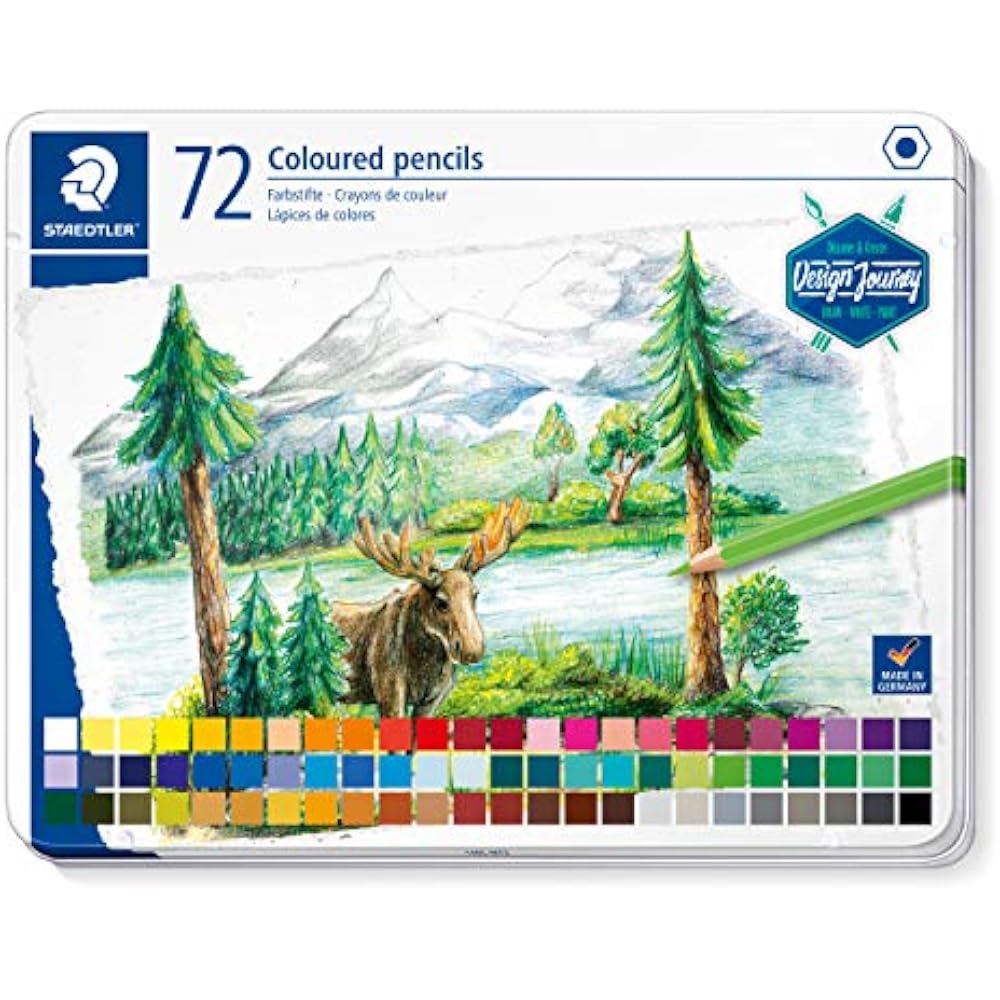 STAEDTLER (STAEDTLER) Colored Pencils 72 Colors Permanent Colored Pencils Design Journey 146C M72