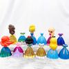 Princess Dress-Up Doll Set with Changeable Clothes, Frozen Theme, Perfect Birthday Gift for Little Girls