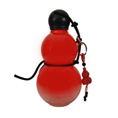 Láhev na vodu ve stylu tykve PC 800ml Izolovaná Čínská Retro Přenosná Sportovní Láhev na Vodu pro Muže