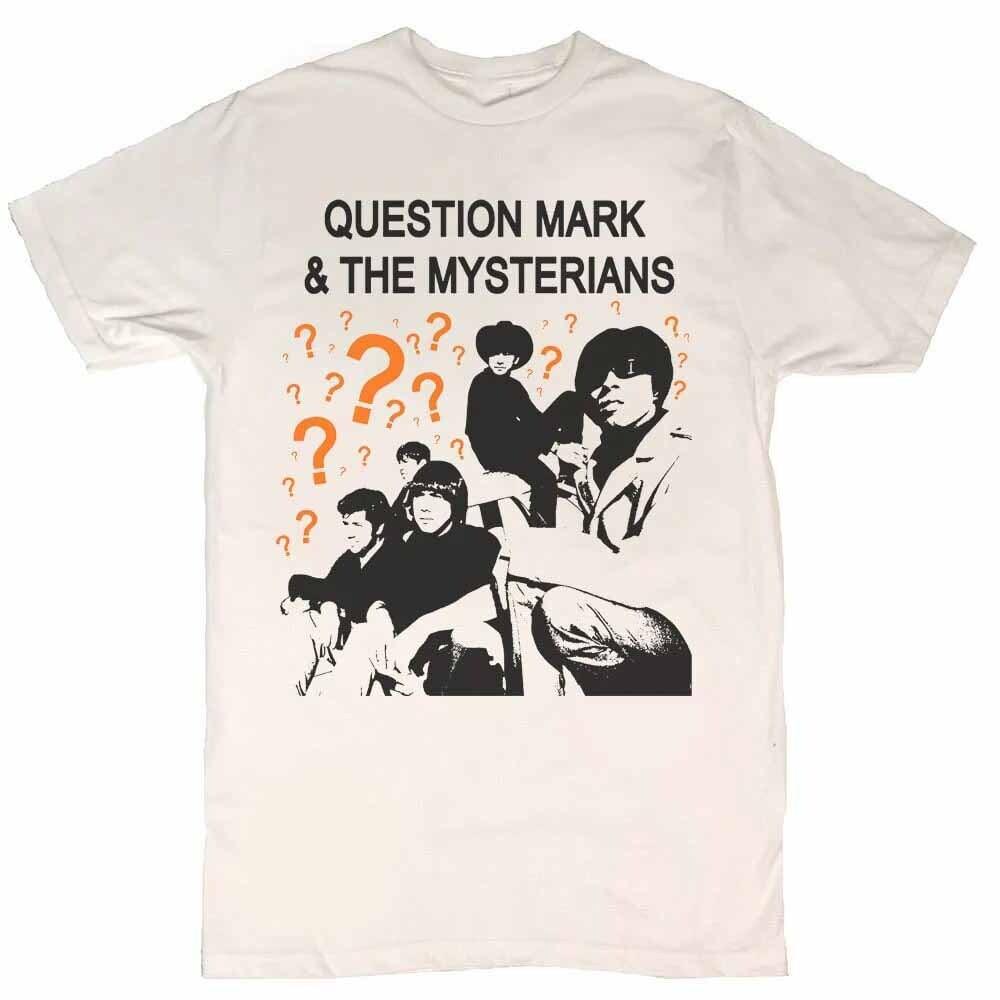 Question Mark and the Mysterians Shirt White Men Unisex S-5XL Unisex T-Shirt L