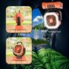 20000mAh Tent Fan, Rechargeable Camping Fans for Tents with Auto-Oscillation, Remote Timer LED Lantern, Hanging Hook 4 Speeds for Fishing Power Outage
