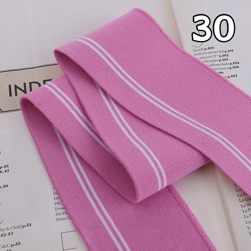 90x6cm Elastic Knitted Fabric DIY Rib Neckline Cuff Hem Knitted Fabric Sewing Baseball Uniform Jacket Clothing Supplies