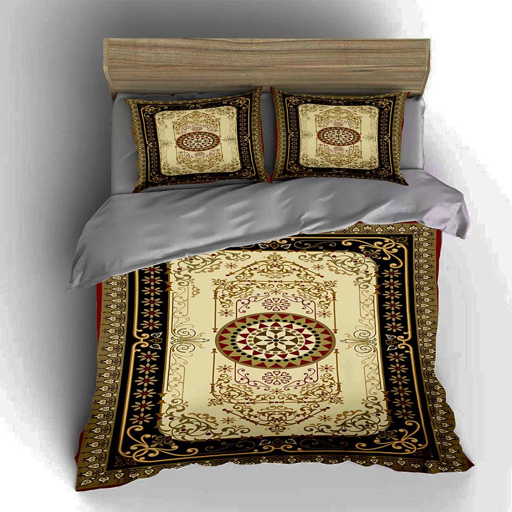 Ornate, Geometric, Floral. Bedding Duvet Cover Sets Duvet Covers Pillowcases Gifts (1 * Duvet Cover 2 * Pillowcases, Without Duvet Insert)