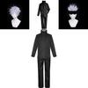 Premium Quality Jujutsu Kaisen Gojo Satoru Cosplay Costume With Stylish Wig For Men