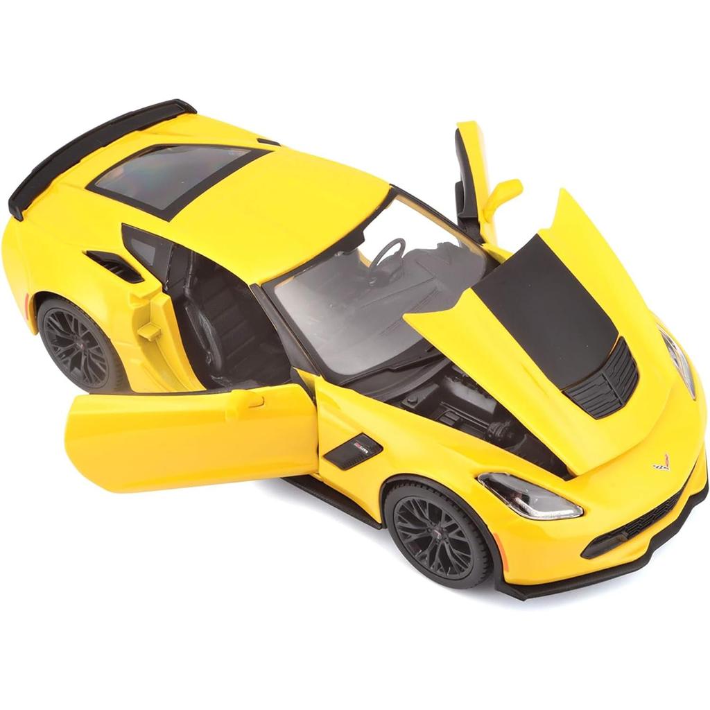 Maisto 1/24 Scale 2015 Corvette Z06 Model Car Diecast Model Off-Road Diecast Model Car [Parallel Import]