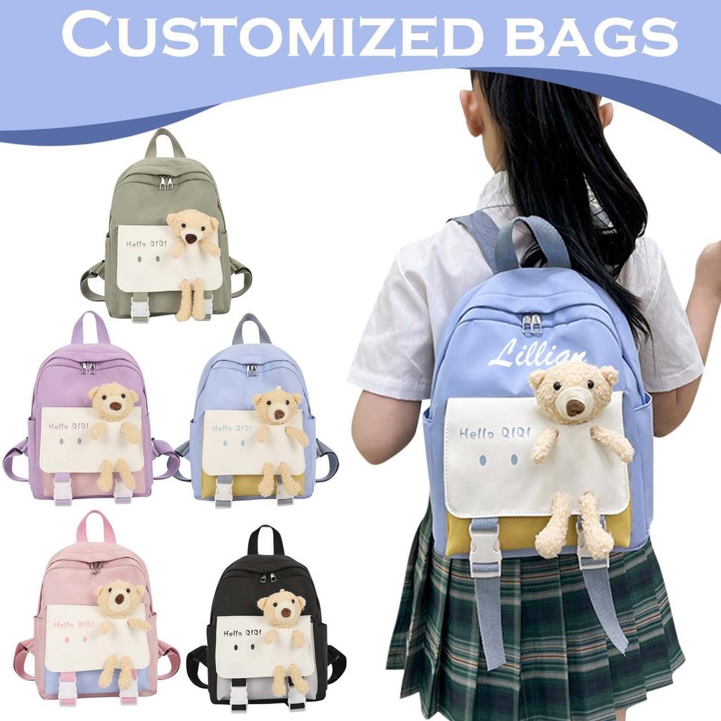 Personalized Boys And Girls Backpacks, Travel Backpacks, Embroidered Name Tags, Unique Keepsake Gifts, Kids Backpacks