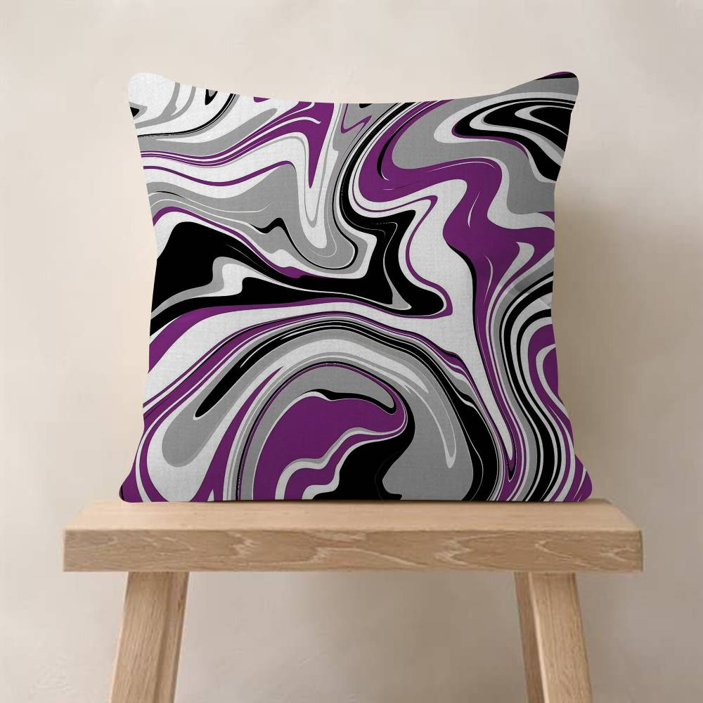 Strata Liquid Game Use Personalized Picture Text Home Decorative Pillows Household Gifts 45x45cm