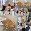 Stylish Crochet Sun Hat For Women Breathable Wide Brim Foldable Beach Hat