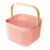 Plastic Home Storage Basket Large Capacity Handle Fruit and Vegetable Drainage Basket Multifunctional Mesh Towel Storage Basket