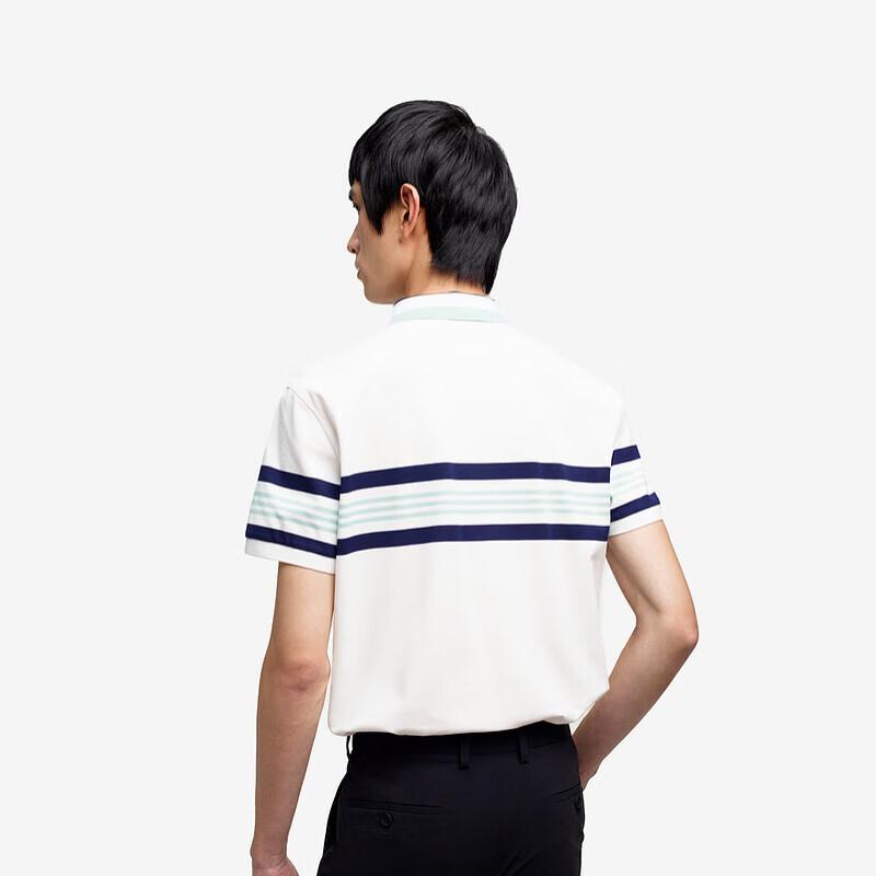 Men s K-Boxing Contrast Stripe Short-Sleeve Polo Shirt 2XL