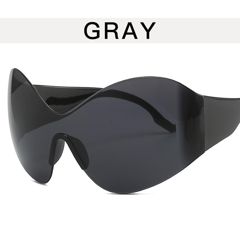 

Punk Y2K Style Sunglasses for Men Women Cool Stylish Goggle Shape Bicycling Sun glasses Women European American Sunglasses Women
