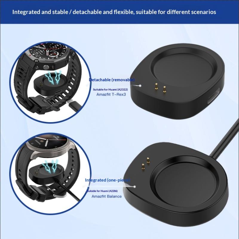 1 ks Příslušenství pro DIY pro Amazfit T-Rex 3/Balance 2/1 USB Chytré hodinky Nabíječka Nabíjecí kabel Náhradní