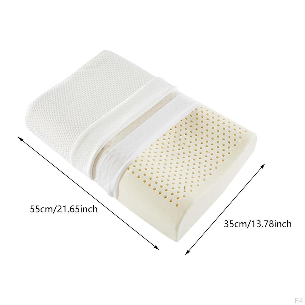 Breathable Latex Pillow for Side and Back Sleepers with Gift Option