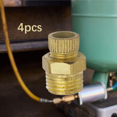 4 Peças Válvula de Dreno do Tanque do Compressor de Ar Peça de Reposição Profissional Premium