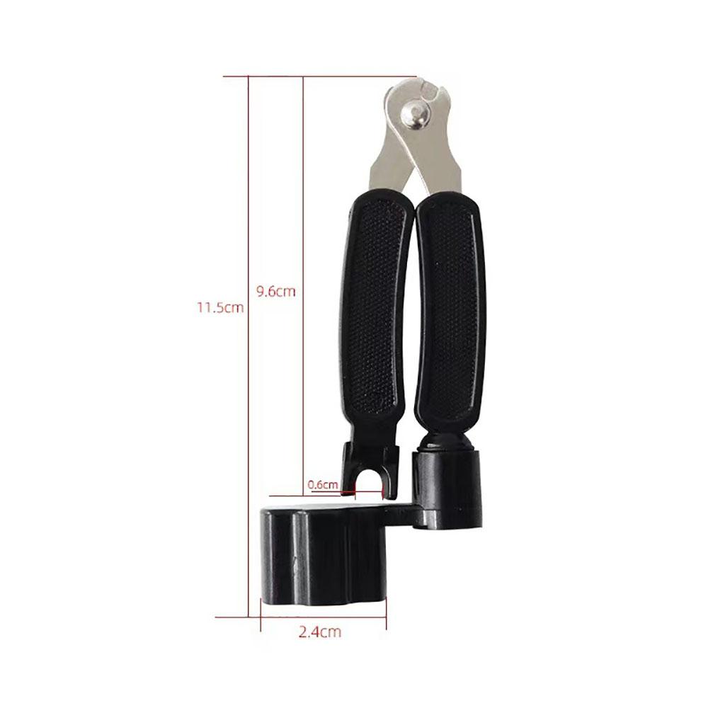 New Multi-function Guitar String Winder Bridge Pin Remover String Cutter Plastic