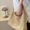 2023 Women's Retro Hand-Knitted Tote Bag - Trendy, Versatile, Large-Capacity Straw Shoulder Bag
