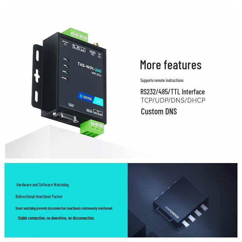 Tashi RS485/232/TTL To WiFi Serial Server Module
