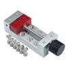 New DIY Tools 100MM Engraving Machine Vise Aluminum Jaw Clamp Flat Nose Machining Vise Clamping Tool Clamp with 6 PCS Screws