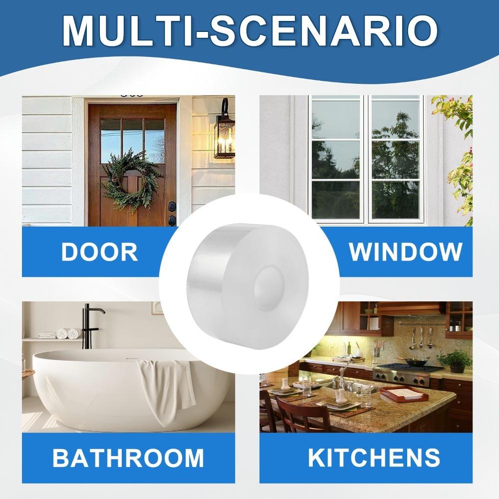 Waterproof and stain-resistant nano-tape, easy to apply to sealing pools, kitchens, and various surfaces in homes and dining