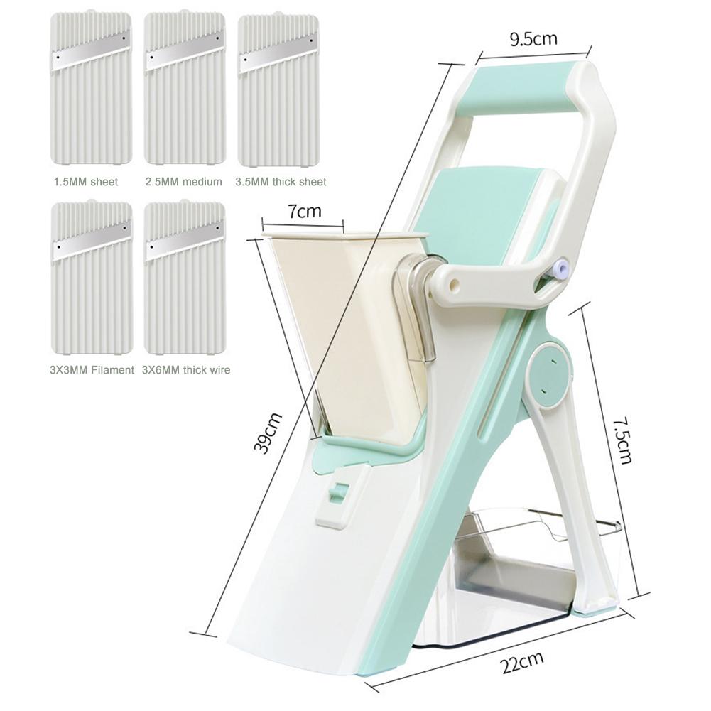 5 In 1 Multifunction Vegetable Cutter Meat Potato Slicer Carrot Grater Shredder Fruit Aid Tool Kitchen Gadgets Accessories