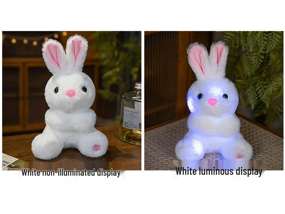Creative Luminous Rabbit Plush Toy Night Light for Kids